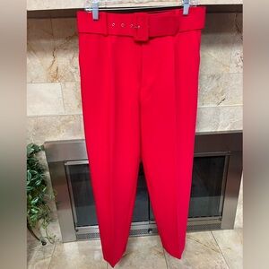Zara Elegant Red Women's Pants